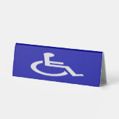 Plaque De Table Handicapés handicapés (Verso)