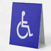Plaque De Table Handicapés handicapés (Verso)