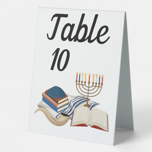 Plaque De Table Hanoukka (Verso)