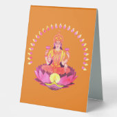 Plaque De Table Happy Diwali - Deepalavi Lakshmi Goddess 1 (Recto)