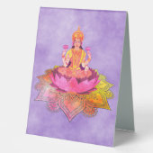 Plaque De Table Happy Diwali - Deepalavi Lakshmi Goddess 4 (Recto)