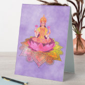 Plaque De Table Happy Diwali - Deepalavi Lakshmi Goddess 4 (En SItu (Tableau))