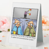 Plaque De Table Hilarious Boss’s Day Table Top Sign (In SItu (Mariage))