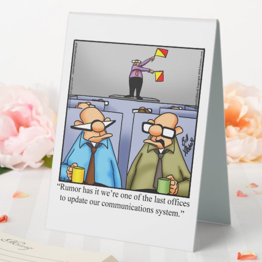 Plaque De Table Hilarious Boss’s Day Table Top Sign (In SItu (Mariage))