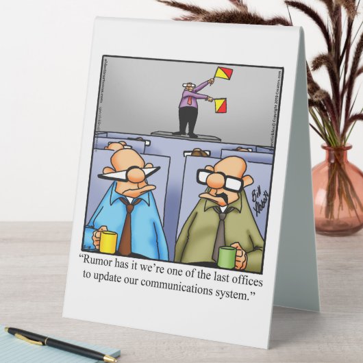 Plaque De Table Hilarious Boss’s Day Table Top Sign (En SItu (Tableau))