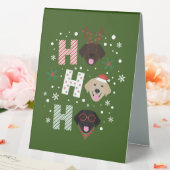 Plaque De Table Ho Ho Labrador Retriever Joyeux Noël (In SItu (Mariage))