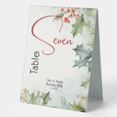 Plaque De Table Holly d'hiver et Berries (Recto)