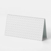 Plaque De Table Horizontal, Gris Moyen (Verso)