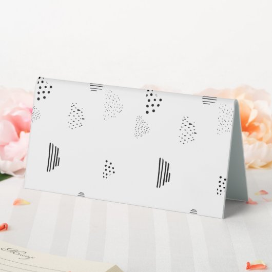 Plaque De Table Horizontal, Gris Moyen (In SItu (Mariage))