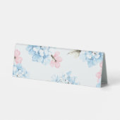 Plaque De Table Hydrangeas Pastel Bloom (Verso)