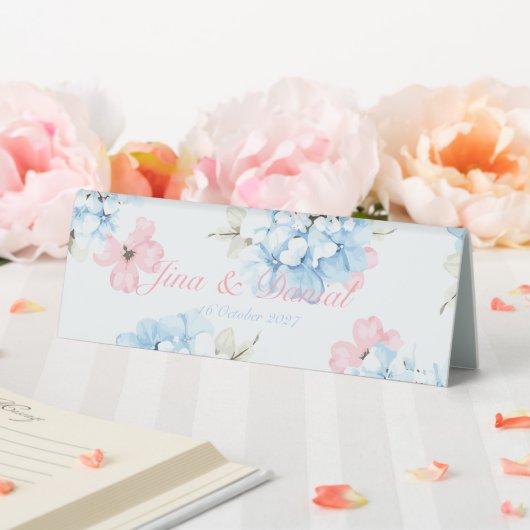 Plaque De Table Hydrangeas Pastel Bloom (In SItu (Mariage))