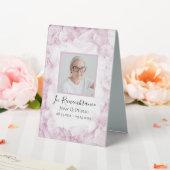 Plaque De Table Hydrangée rose Aquarelle Célébration de la vie (In SItu (Mariage))