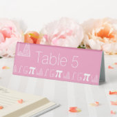 Plaque De Table Il s'ajoute dans la tente de table rose pétale (In SItu (Mariage))