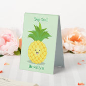 Plaque De Table Illustration d'ananas mignon (In SItu (Mariage))