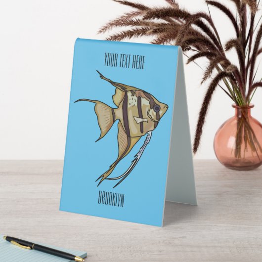 Plaque De Table Illustration d'angelfish (En SItu (Tableau))