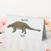 Plaque De Table Illustration d'Ankylosaurus (In SItu (Mariage))