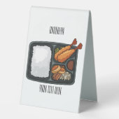 Plaque De Table Illustration de Bento (Verso)