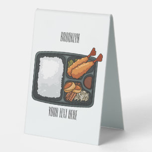 Plaque De Table Illustration de Bento