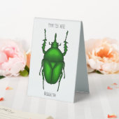 Plaque De Table Illustration de bug Mecynorhina torquata (In SItu (Mariage))