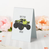 Plaque De Table Illustration de camion monstre (In SItu (Mariage))