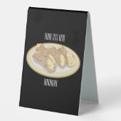 Plaque De Table Illustration de Cannoli (Recto)