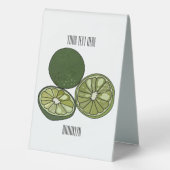 Plaque De Table Illustration de chaux Kaffir (Verso)