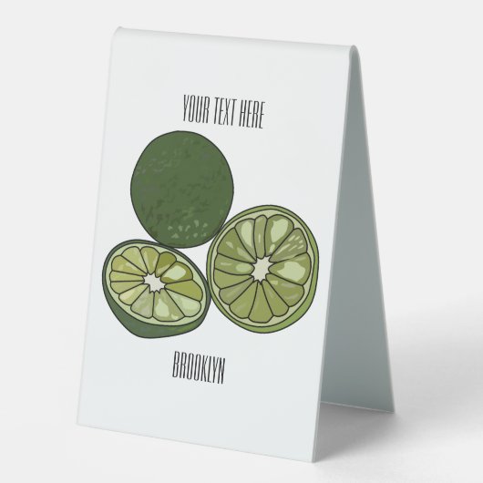 Plaque De Table Illustration de chaux Kaffir (Recto)