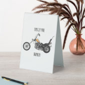 Plaque De Table Illustration de Chopper Motorcycle 1950 (En SItu (Tableau))