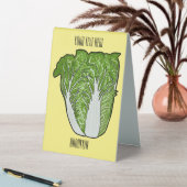 Plaque De Table Illustration de chou chinois (En SItu (Tableau))