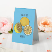 Plaque De Table Illustration de citron (In SItu (Mariage))