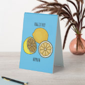 Plaque De Table Illustration de citron (En SItu (Tableau))