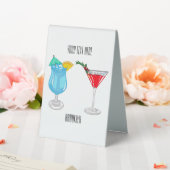 Plaque De Table Illustration de cocktail (In SItu (Mariage))