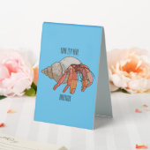 Plaque De Table Illustration de crabe ermite (In SItu (Mariage))