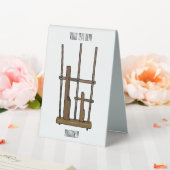 Plaque De Table illustration de dessin animé Angklung (In SItu (Mariage))