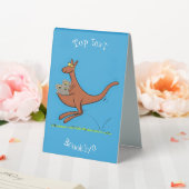 Plaque De Table Illustration de dessin animé Cute kangaroo et koal (In SItu (Mariage))