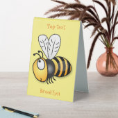 Plaque De Table Illustration de dessin animé d'abeilles joyeux (En SItu (Tableau))