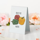 Plaque De Table Illustration de dessin de Capsicum (In SItu (Mariage))