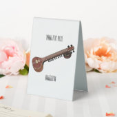 Plaque De Table Illustration de dessin de Sitar (In SItu (Mariage))