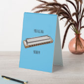 Plaque De Table Illustration de dessin d'Harmonica (En SItu (Tableau))