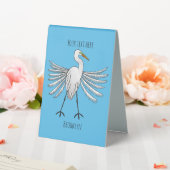 Plaque De Table Illustration de dessin d'oiseau de grand feu (In SItu (Mariage))