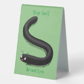 Plaque De Table Illustration de dessin mignon millipede (Verso)
