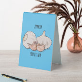 Plaque De Table Illustration de dessin sur l'ail (En SItu (Tableau))