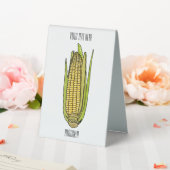 Plaque De Table Illustration de dessin sur le maïs (In SItu (Mariage))