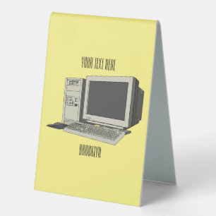 Plaque De Table Illustration de dessin sur ordinateur