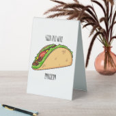 Plaque De Table Illustration de dessin sur Taco (En SItu (Tableau))