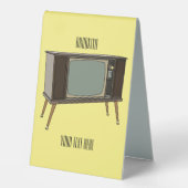 Plaque De Table Illustration de dessin télévisé (Recto)