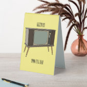 Plaque De Table Illustration de dessin télévisé (En SItu (Tableau))