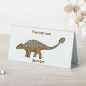 Plaque De Table Illustration de dinosaure blindé Ankylosaurus (En SItu (Tableau))