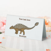 Plaque De Table Illustration de dinosaure blindé Ankylosaurus (In SItu (Mariage))
