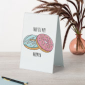 Plaque De Table Illustration de Donut (En SItu (Tableau))